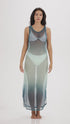OMBRE MAXI DRESS - OMBRE POWER MESH